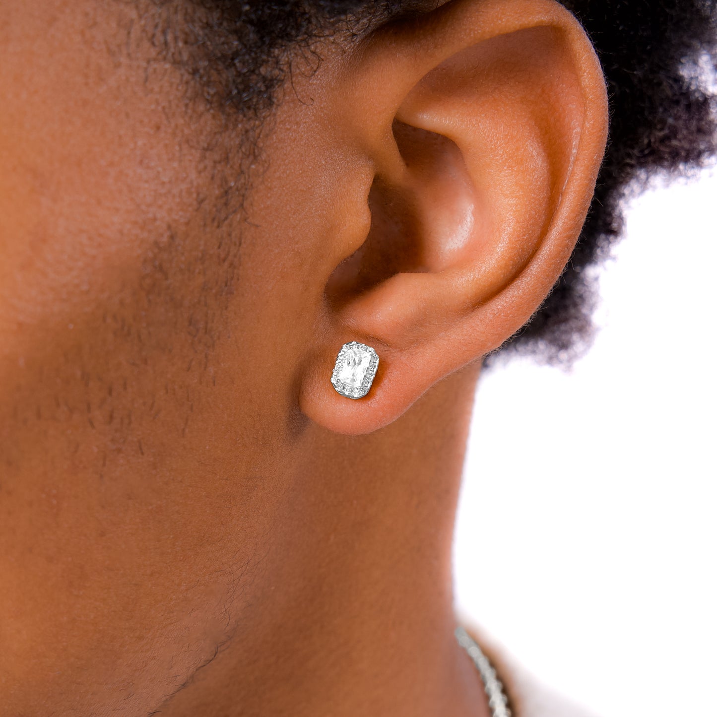 Baguette earrings