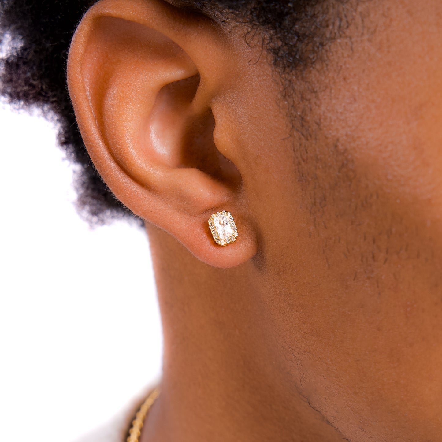 Baguette earrings
