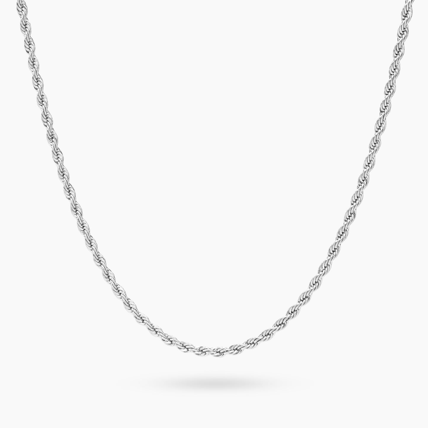 Rope chain 2 mm Argent